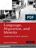 Zane Goebel - Language, Migration, and Identity - Neighborhood Talk in Indonesia (2010)