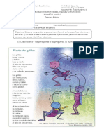 Evaluación Sumativa de Lenguaje y Comunicación POEMAS 3°