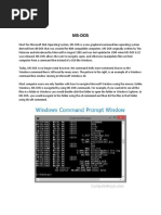 ms dos