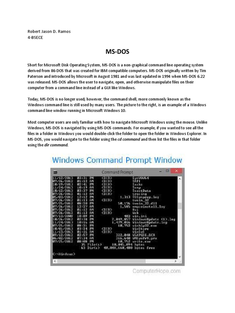 Navigating the Windows Command Line A Guide to Basic Commands and File