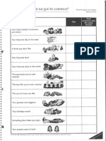 What Have We Got in Common Worksheet