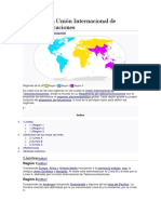 Región de La Unión Internacional de Telecomunicaciones: Límites