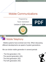 Mobile Communications: Prepared By: Yazen Saifuldeen