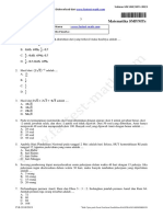 Latihan Soal Matematika UNBK SMP