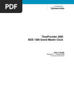 Timeprovider 5000 Ieee 1588 Grand Master Clock: User'S Guide