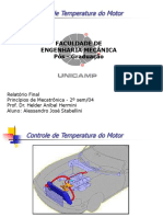 Controle temperatura motor