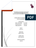 Termodinámica 2 1AA131 Informe 4 Arias, González, Pérez