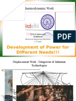 Thermodynamic Work: Development of Power For Different Needs!!!