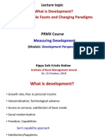 What Is Development? - The Multiple Facets and Changing Paradigms