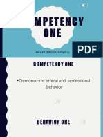 Competency One