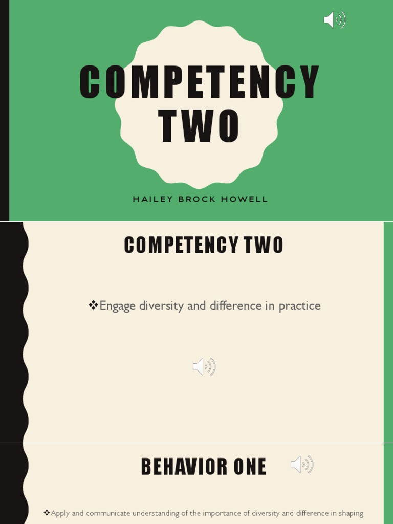 Competency Two | PDF