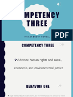 Competency Three
