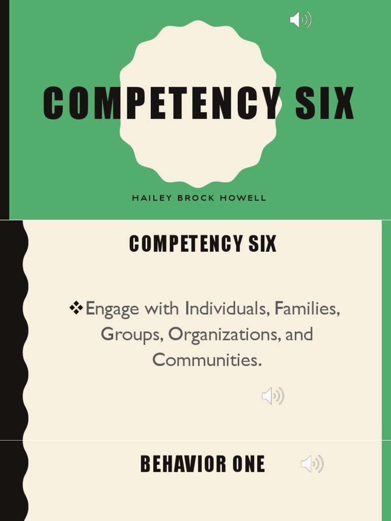 Competency 6 | PDF