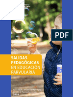 Orientaciones Salidas Pedagógicas en Educación Parvularia