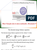 Heat Transfer Due To Micro-Molecular Movements!!!