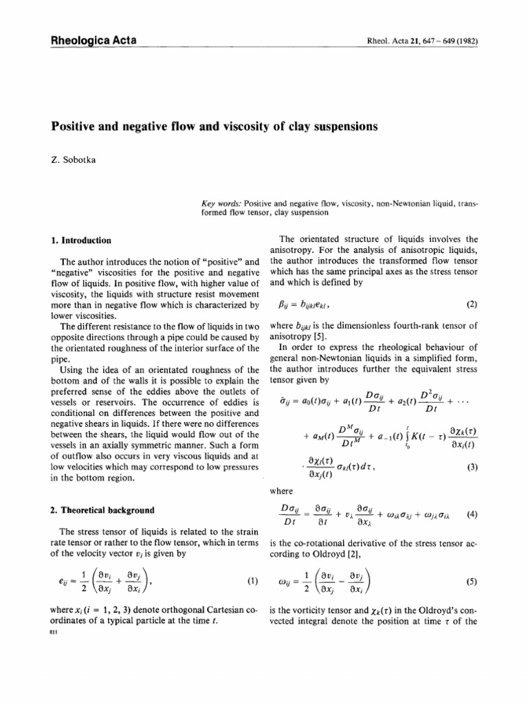 Positive & Negative Flow | PDF