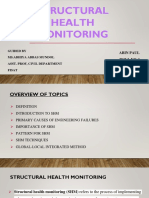 Structural Health Monitoring: Abin Paul Roll No:4 S7, CE-A