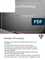 Principles of Psychology: Dr. Ankita Sharma