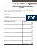 8D Problem Solving Format: Plant Name: This Is Due Back To The Issuer By: 8D#: Time For Each Step