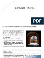 Types of Glass Finishes