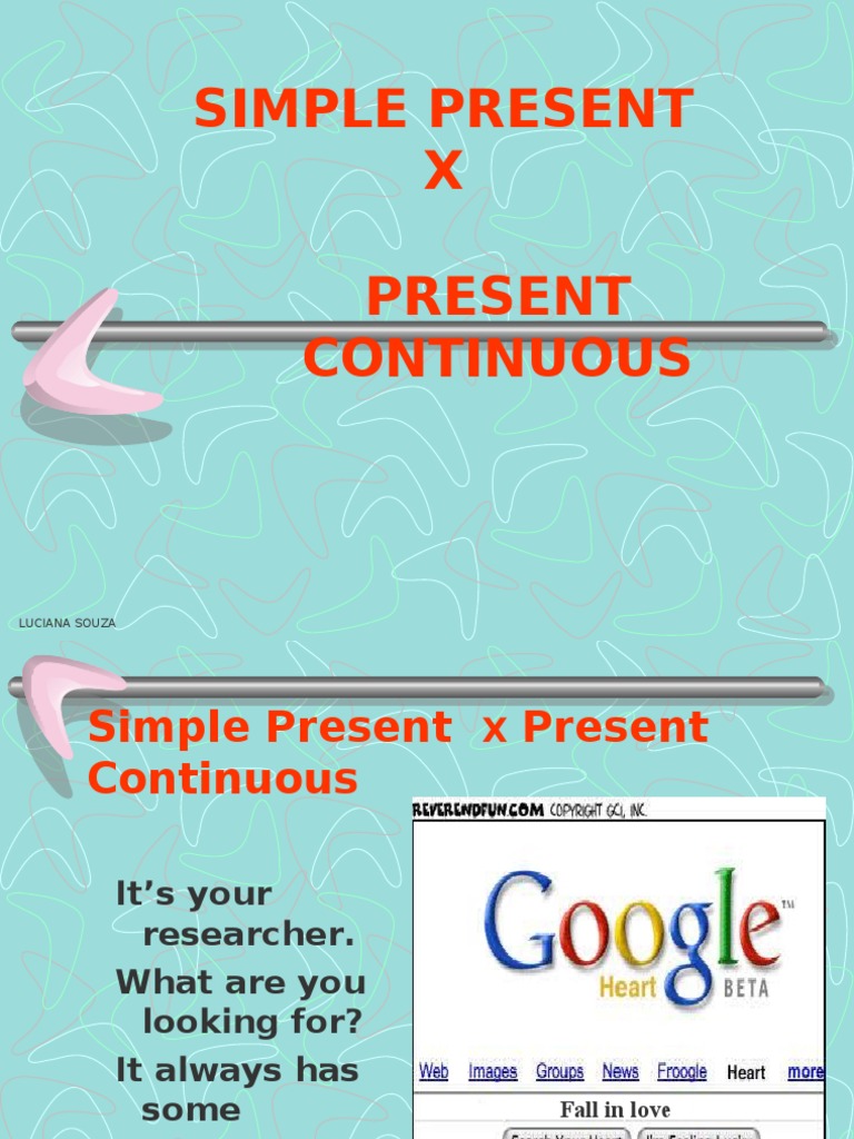 Inglês PPT - Integral - Simple Present X Present Continuous