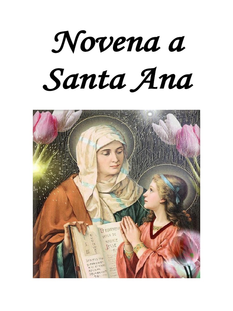 Novena a Santa Ana: Oraciones y Gozos | PDF | María, madre de Jesús ...
