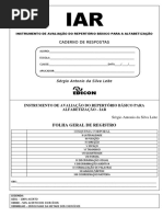 Manual de Aplicação do IAR para Alfabetização | PDF | Alfabetização ...