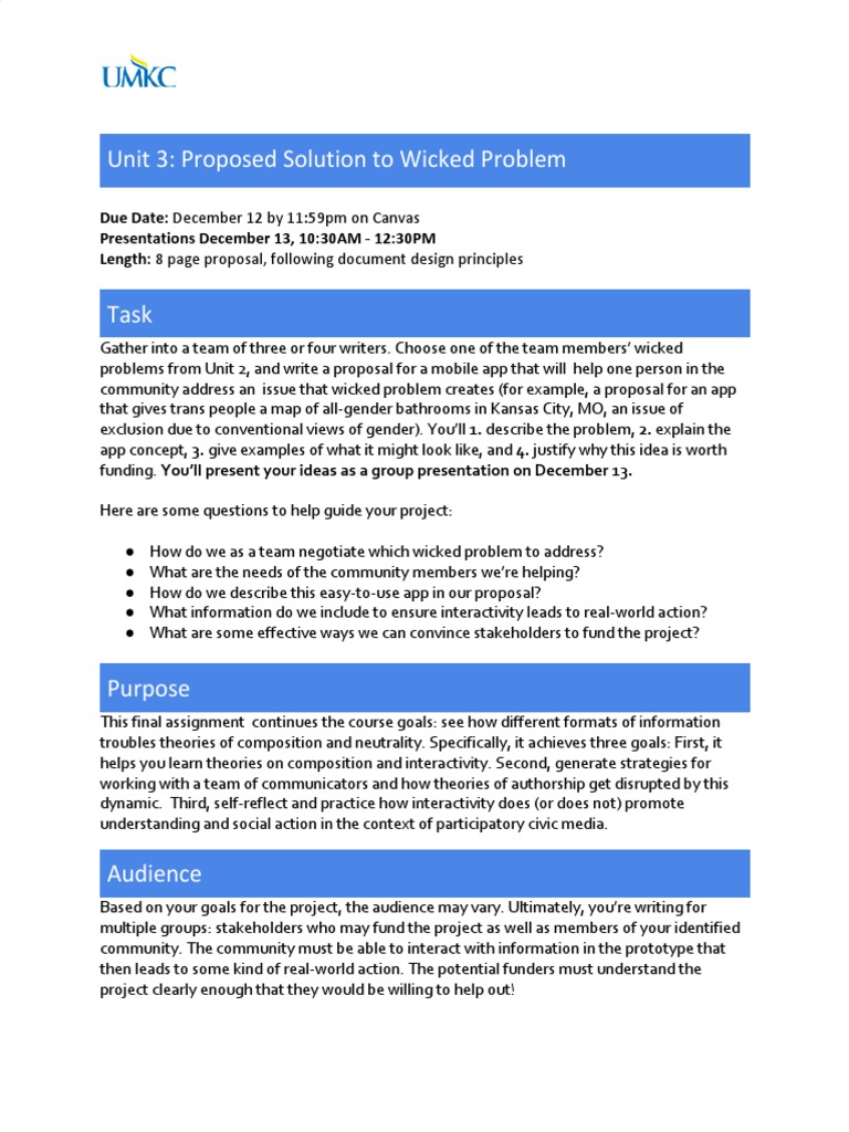 Writing Project 3 Assignment | PDF | Information | Design