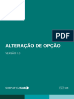 Manual de Alteração de Curso UNB