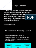 The Stage Approach: Developed by W. Huitt (1999)