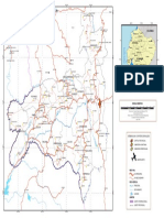 Mapa Vial y Politico de La Provincia de Loja