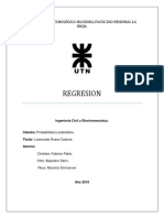 Regresion lineal Probabilidad y Estadista 2019