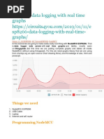 ESP8266 Data Logging With Real Time Graphs