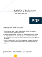 Presentación Sobre Medición y Evaluación Psicometria PDF