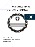 (Mineralogía 2) Practica Nº5 - Sulfatos y Fosfatos