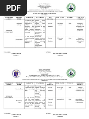 Action Plan
