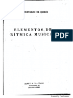 Elementos de Ritmica Musical - Quirós