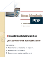 Informes Investigación y Formato APA