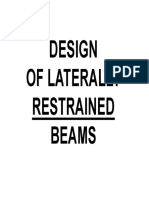 1st - Design of Steel Beams (I)