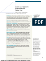 Comparison of Isotonic and Hypotonic Intravenous Maintenance Fluids A Randomized Clinical Trial