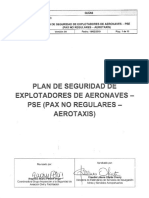 Apéndice 3 Al RAC 160 Versión 4 - Plan de Seguridad de Explotadores de Aeronaves - PSE No Regular - Taxis