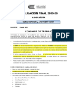 Comunicación y Argumentación - Consigna B