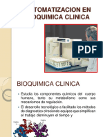 Automatizacion en Bioquimica Clinica 2019