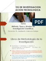 Clase N°3 - Metodologia de La Investigacion