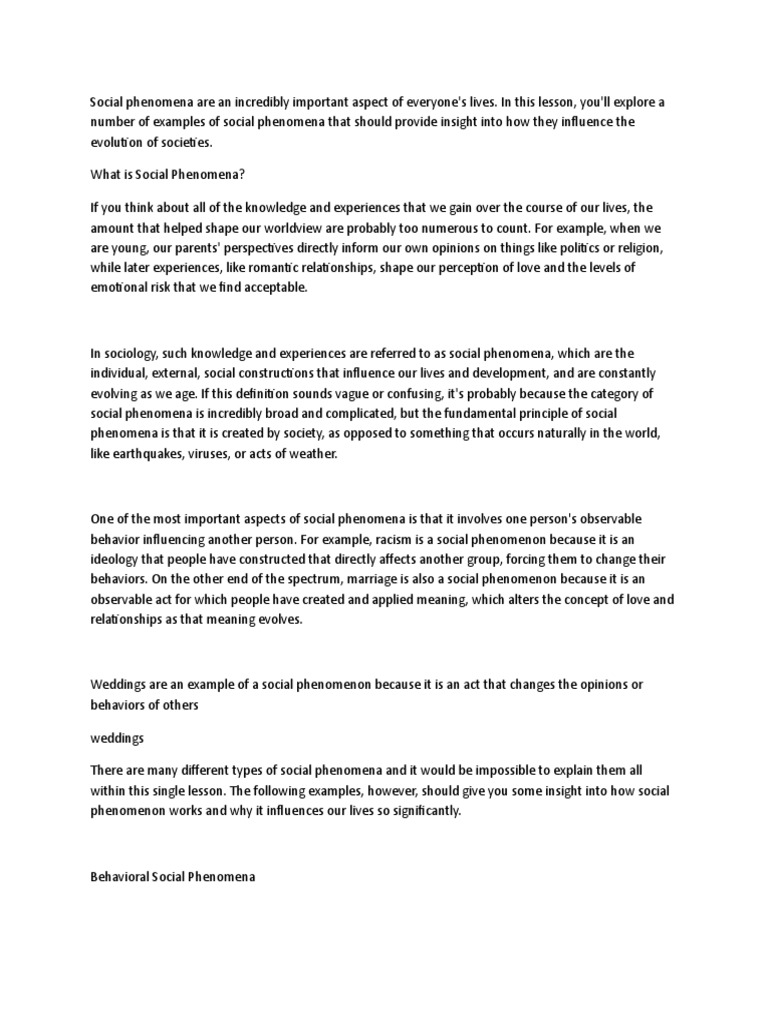 Explanation Text About Social Phenomena Python