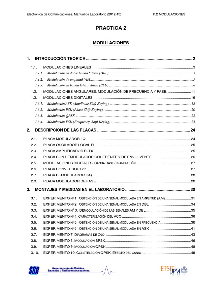 Comunicaciones | PDF | Modulación de frecuencia | Protocolos de capa física