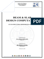 Example of the design of REINFORCED CONCRETE BEAM