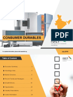 IBEF REPORT On Consumer Durables July 2019