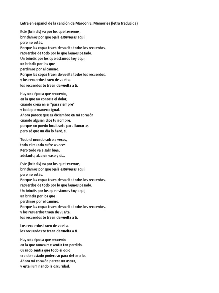 De Todo El Mundo Letra