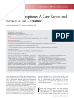 Fixed Drug Eruptions: A Case Report and Review of The Literature